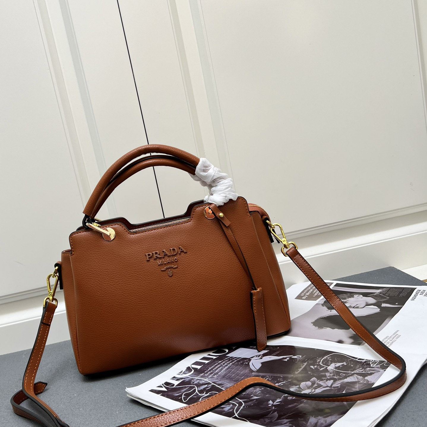 Pra*a top handle bags